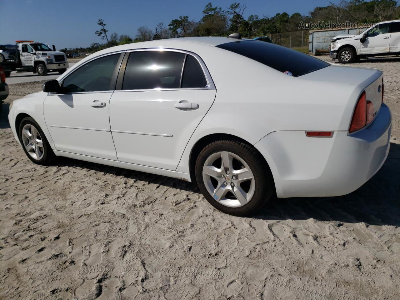 2012 Chevrolet Malibu Ls White vin: 1G1ZB5E03CF332192