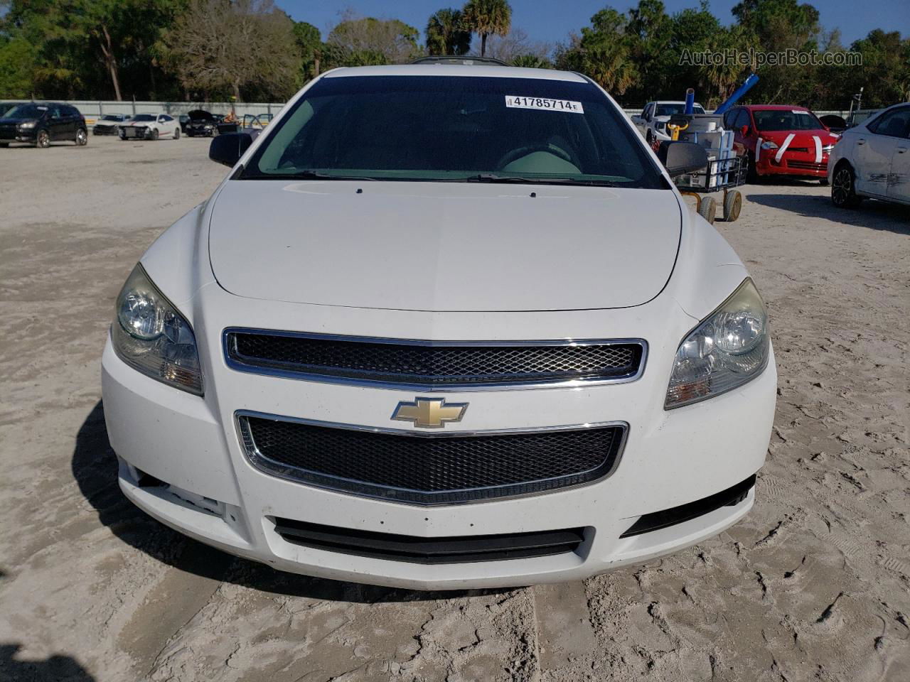 2012 Chevrolet Malibu Ls White vin: 1G1ZB5E03CF332192