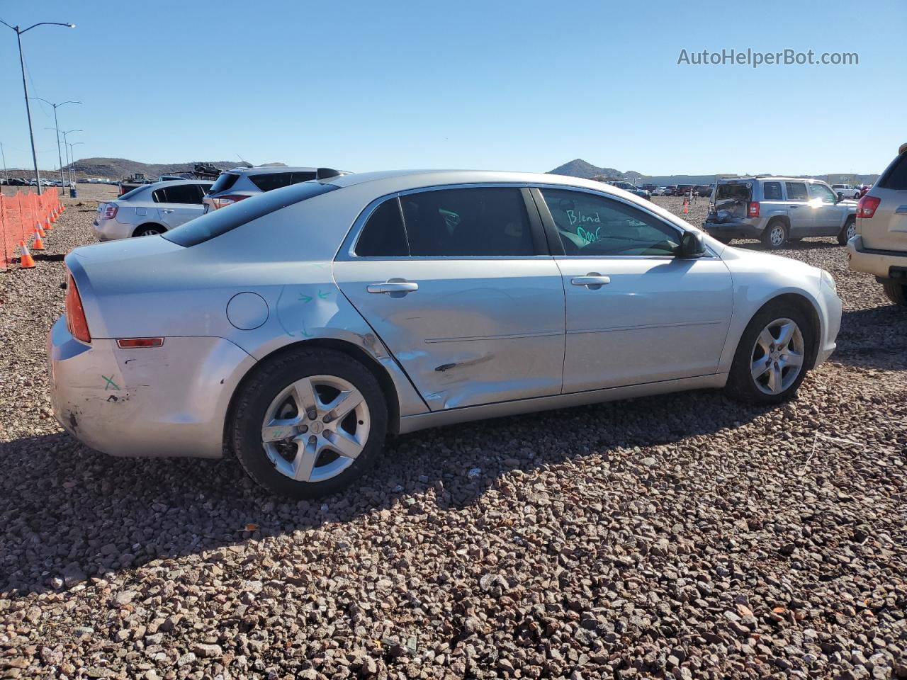 2012 Chevrolet Malibu Ls Silver vin: 1G1ZB5E03CF355312