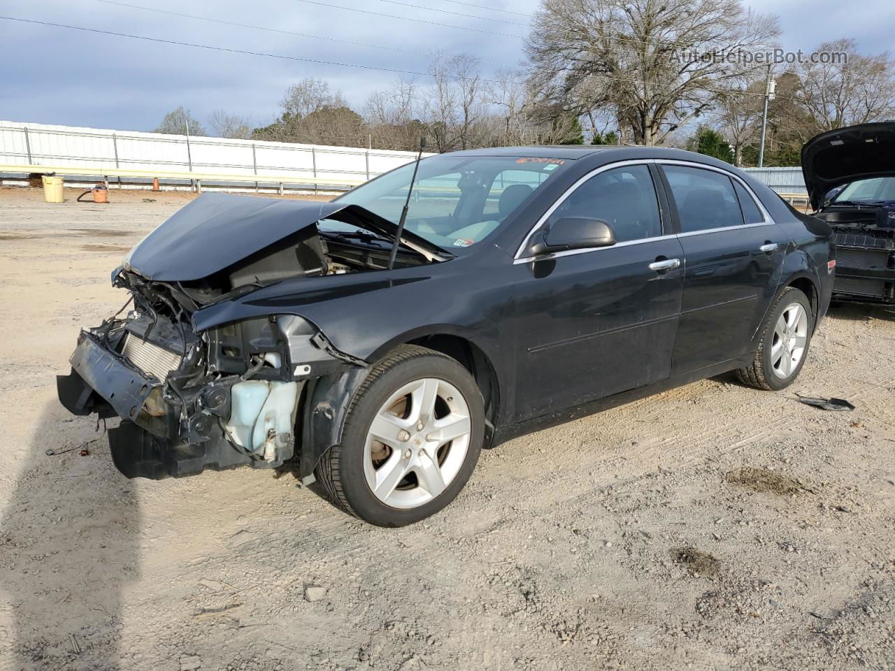 2012 Chevrolet Malibu Ls Black vin: 1G1ZB5E04CF184585