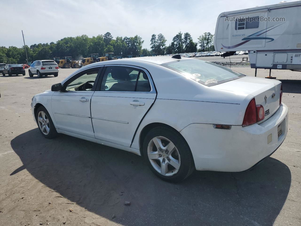 2012 Chevrolet Malibu Ls White vin: 1G1ZB5E04CF198423