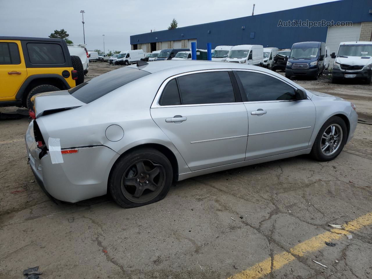 2012 Chevrolet Malibu Ls Silver vin: 1G1ZB5E04CF204477