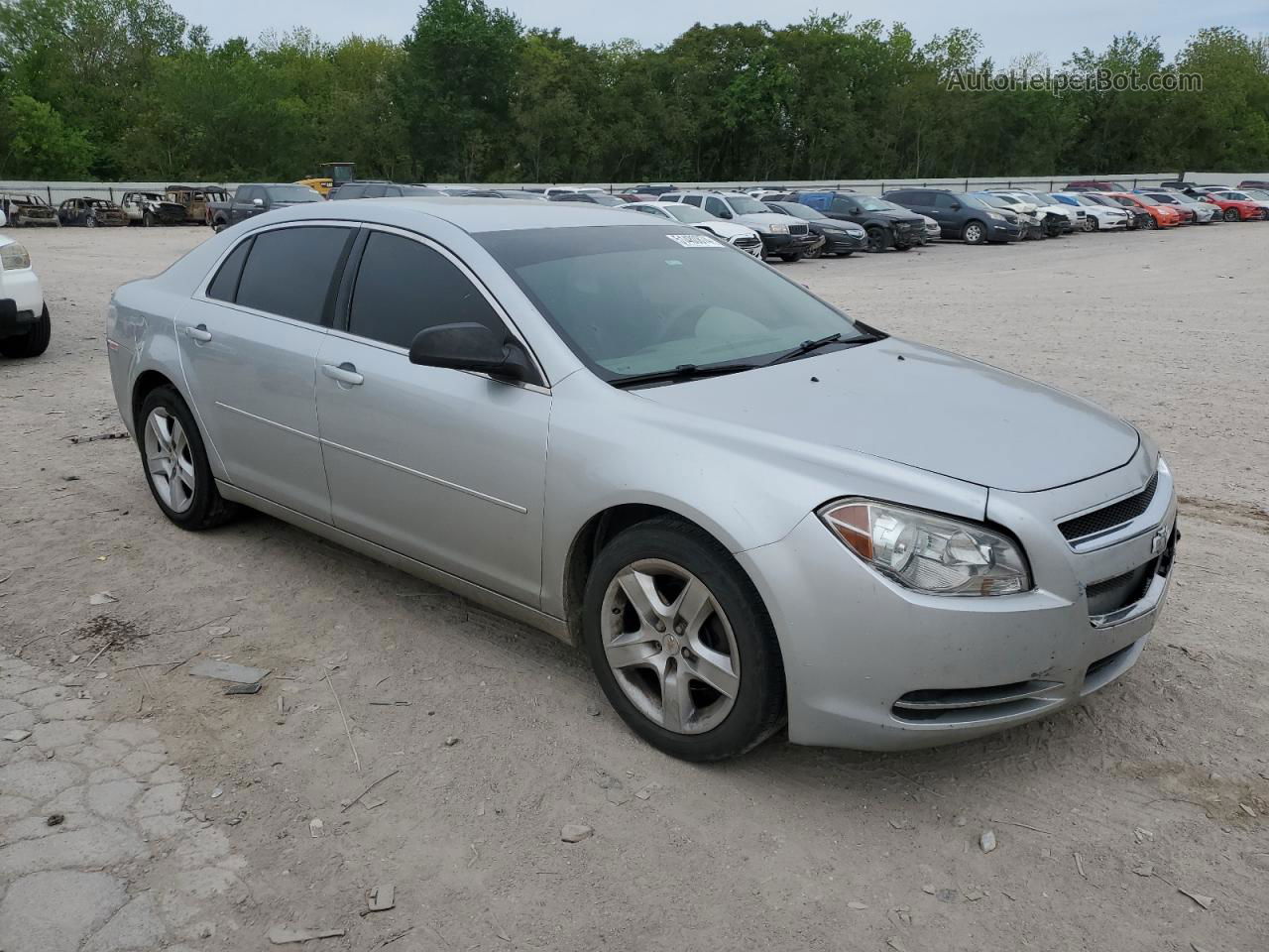 2012 Chevrolet Malibu Ls Silver vin: 1G1ZB5E04CF267983