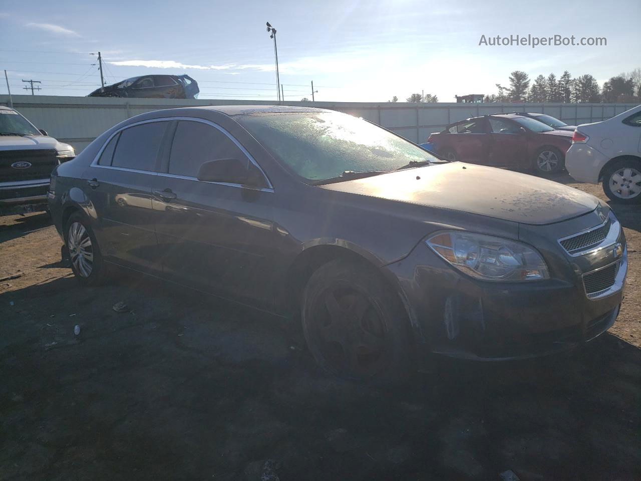 2012 Chevrolet Malibu Ls Gray vin: 1G1ZB5E04CF288011