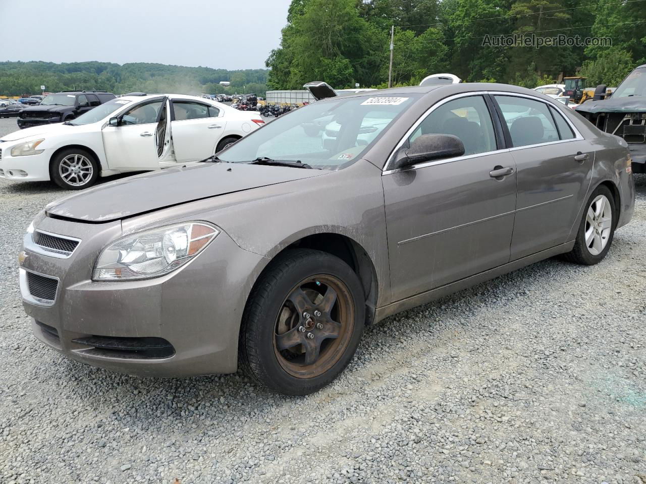 2012 Chevrolet Malibu Ls Gray vin: 1G1ZB5E04CF343878