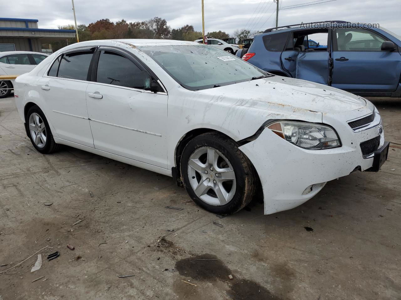 2012 Chevrolet Malibu Ls Белый vin: 1G1ZB5E05CF193893