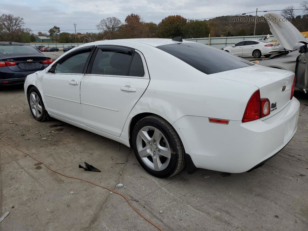 2012 Chevrolet Malibu Ls White vin: 1G1ZB5E05CF193893