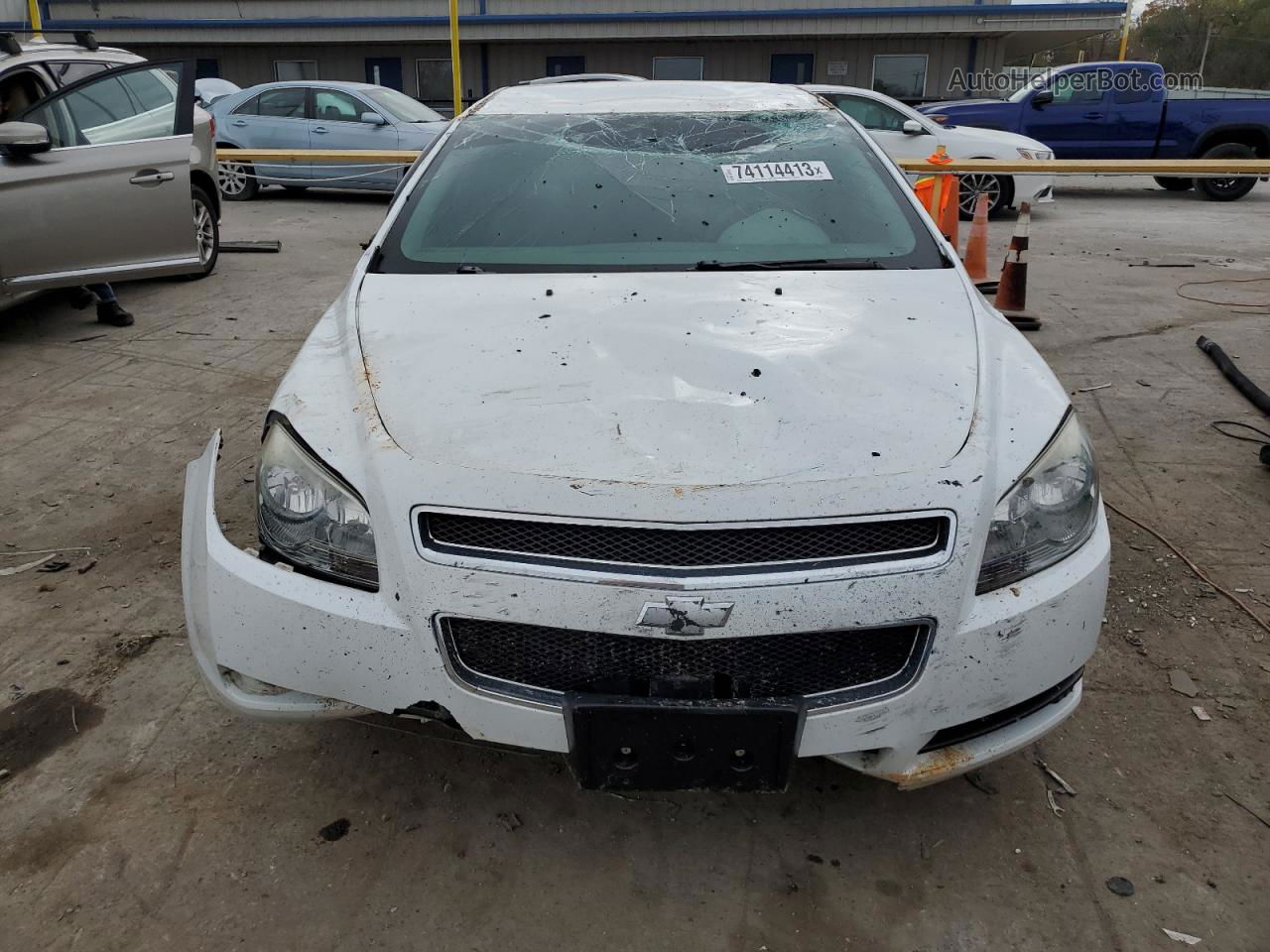 2012 Chevrolet Malibu Ls Белый vin: 1G1ZB5E05CF193893