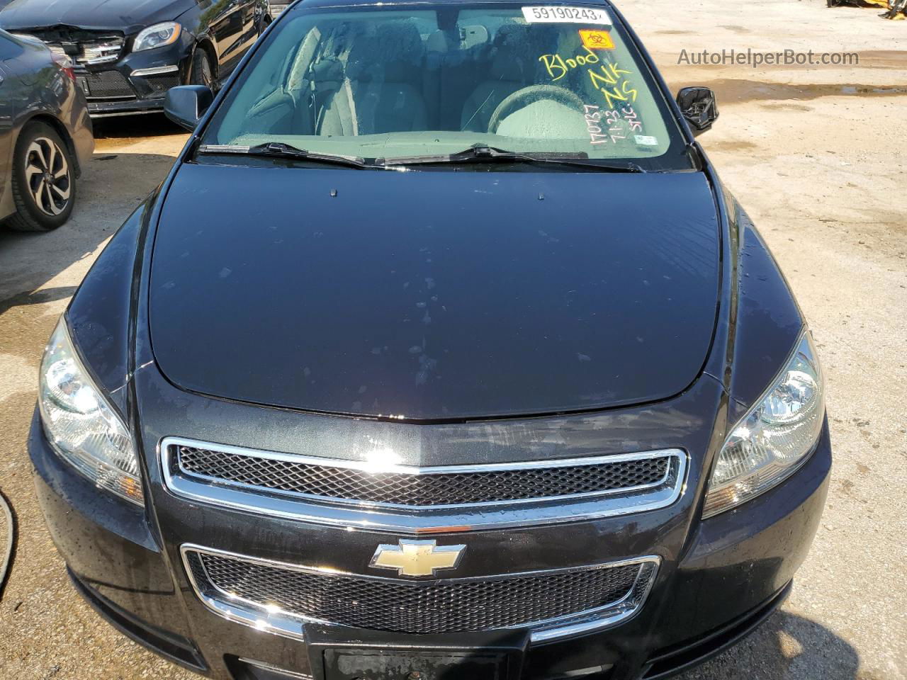 2012 Chevrolet Malibu Ls Black vin: 1G1ZB5E05CF240615