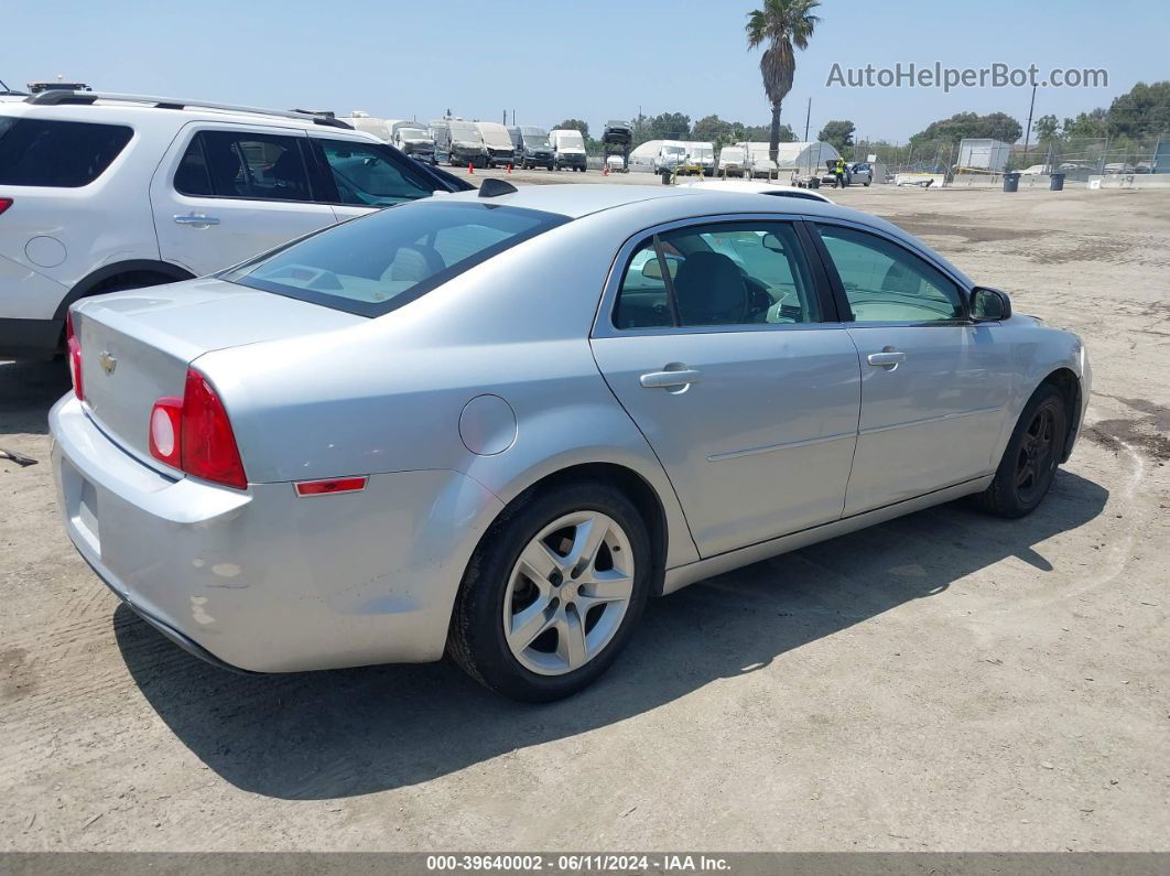 2012 Chevrolet Malibu Ls Silver vin: 1G1ZB5E05CF322618