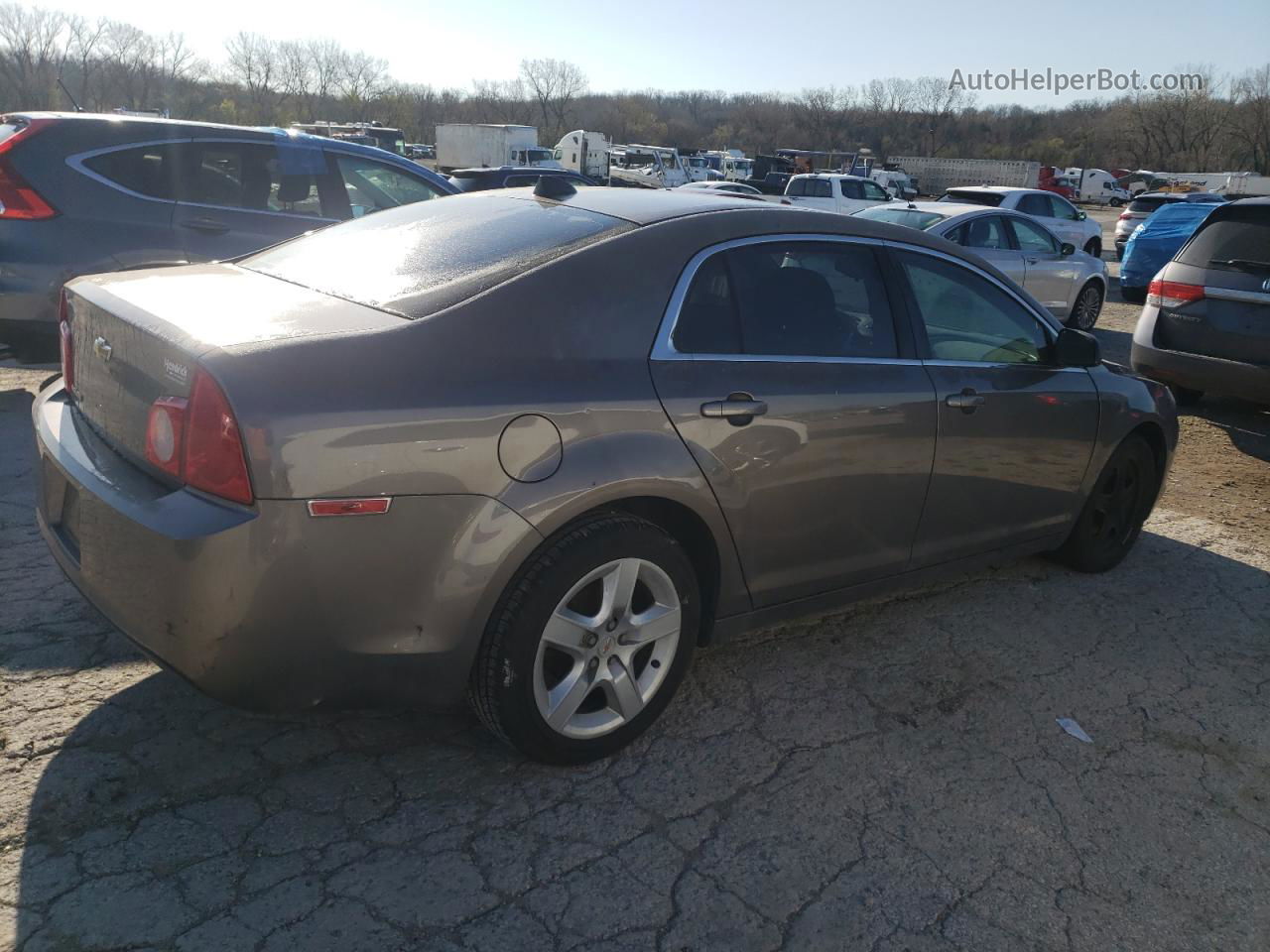 2012 Chevrolet Malibu Ls Brown vin: 1G1ZB5E06CF118801