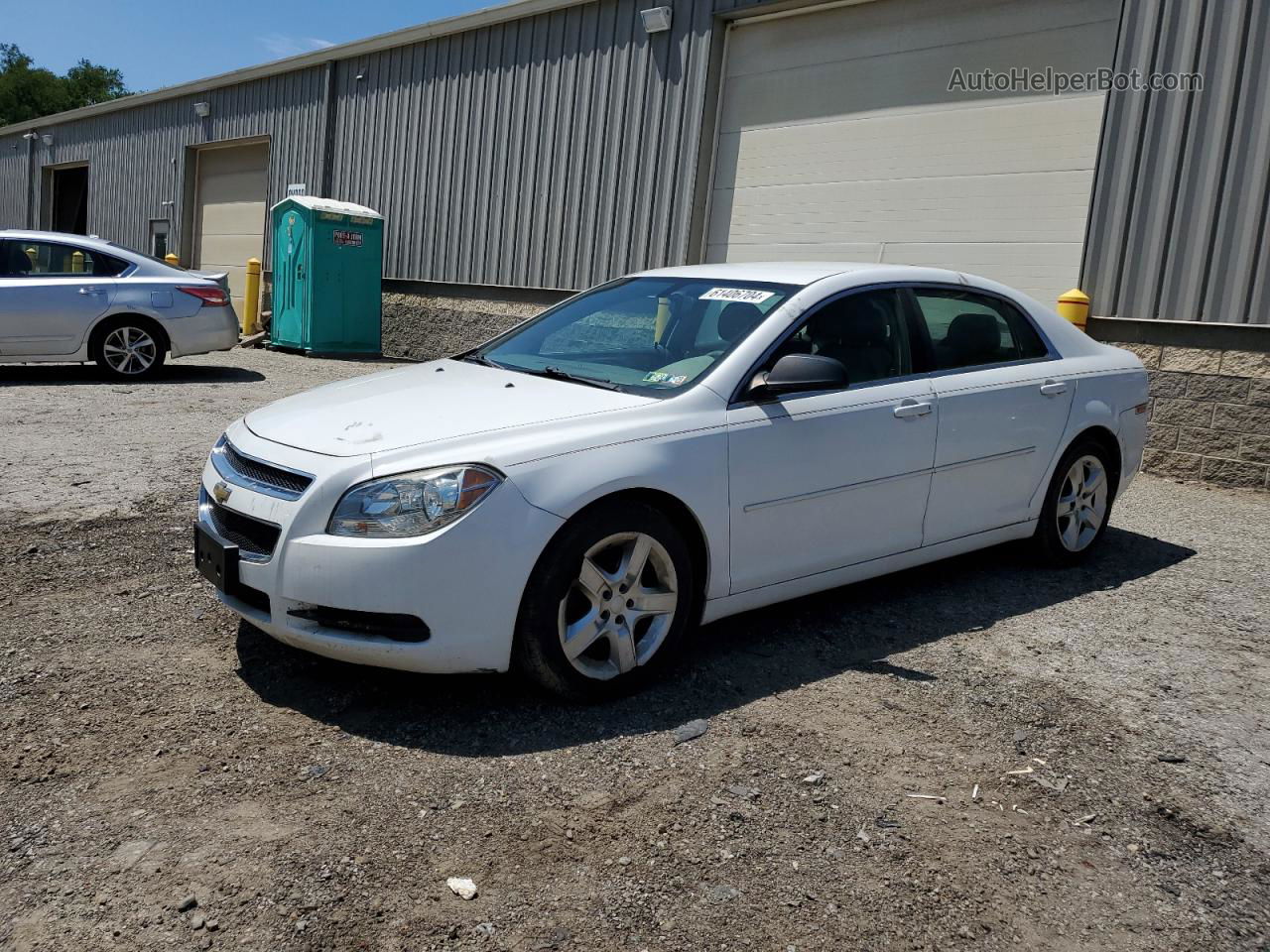 2012 Chevrolet Malibu Ls White vin: 1G1ZB5E06CF161163