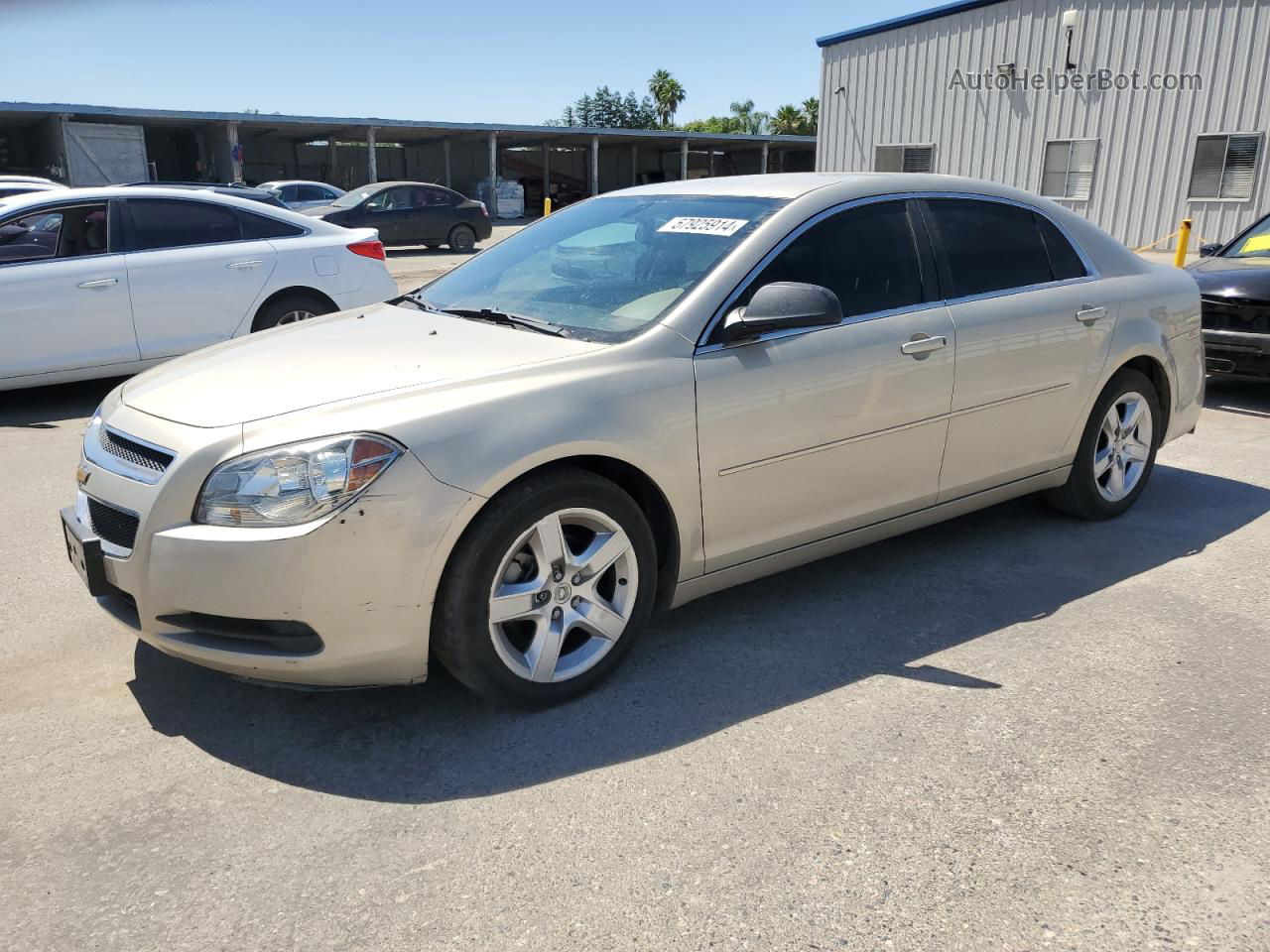 2012 Chevrolet Malibu Ls Brown vin: 1G1ZB5E06CF173703