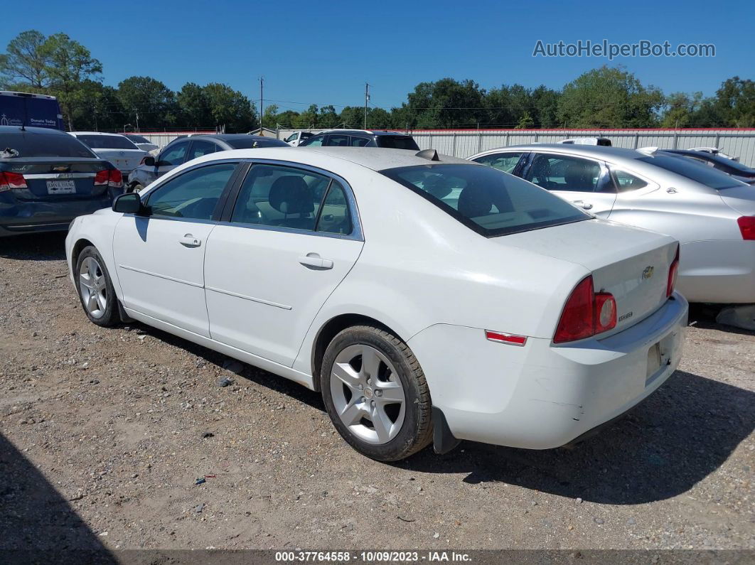 2012 Chevrolet Malibu Ls W/1ls White vin: 1G1ZB5E06CF317508