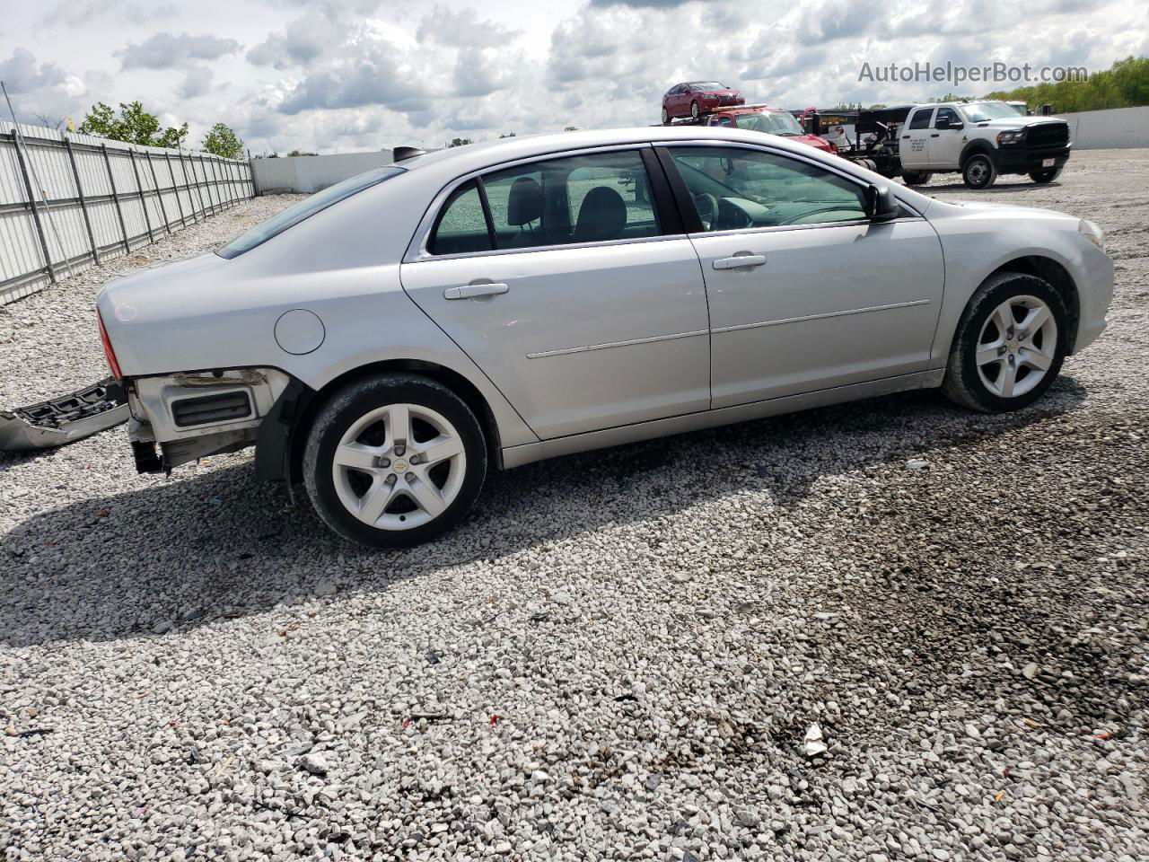 2012 Chevrolet Malibu Ls Silver vin: 1G1ZB5E07CF101456