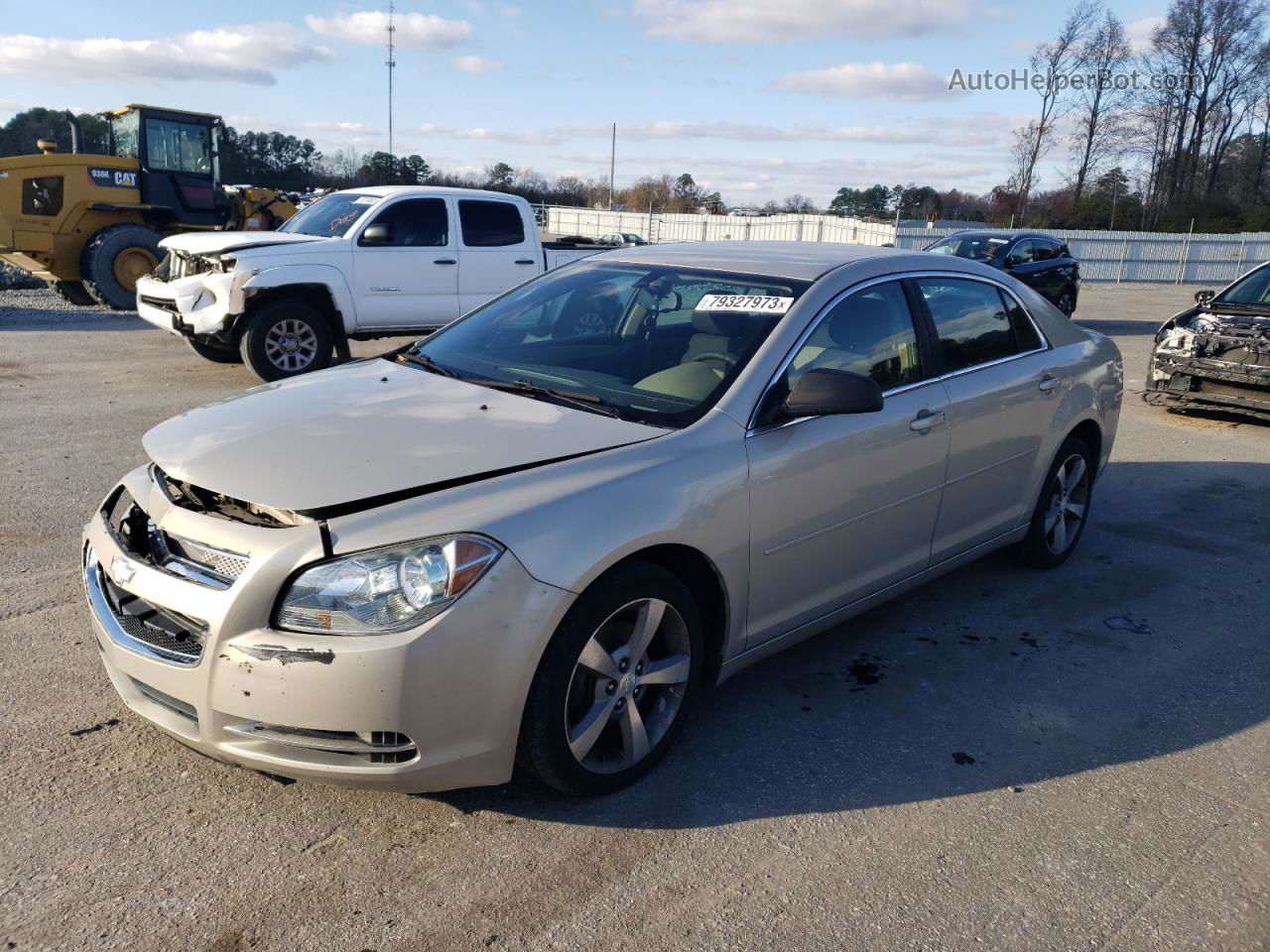 2012 Chevrolet Malibu Ls Бежевый vin: 1G1ZB5E07CF167778