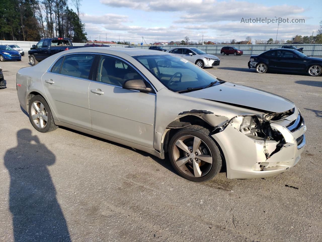 2012 Chevrolet Malibu Ls Бежевый vin: 1G1ZB5E07CF167778