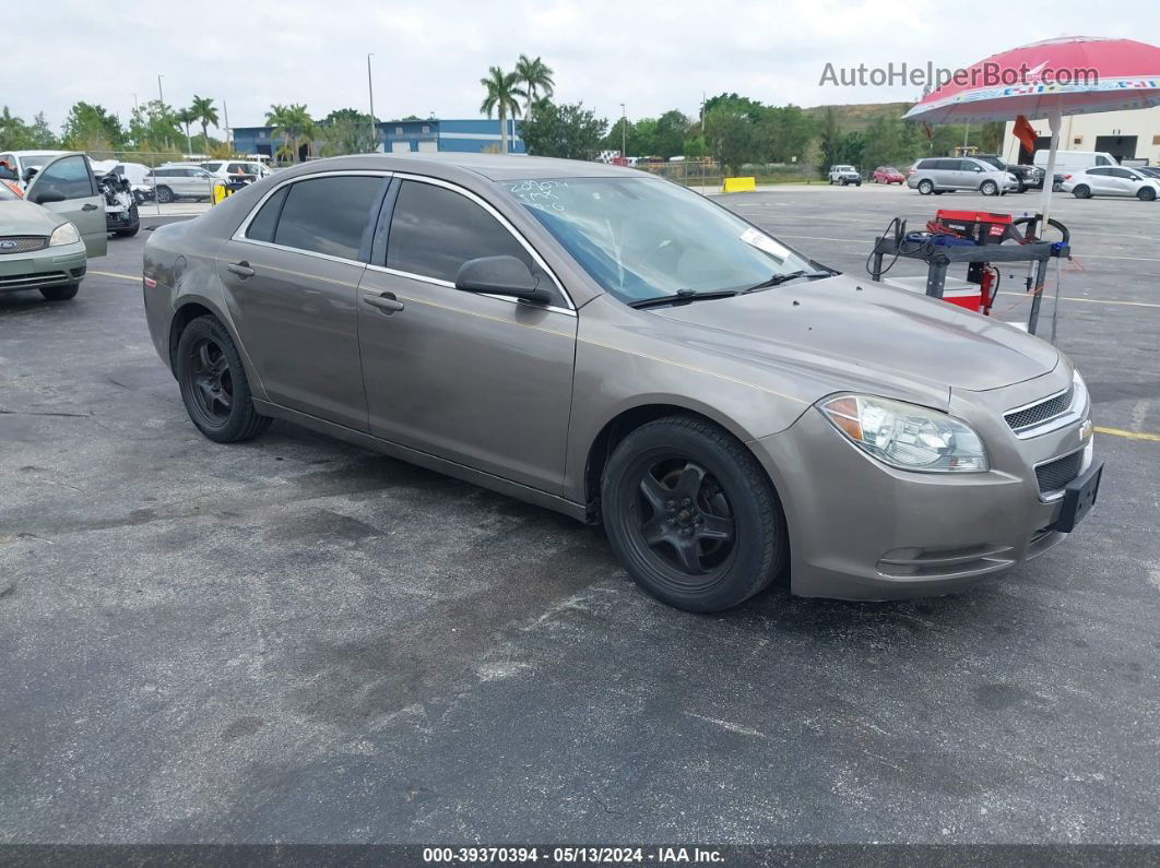 2012 Chevrolet Malibu Ls Brown vin: 1G1ZB5E07CF209074