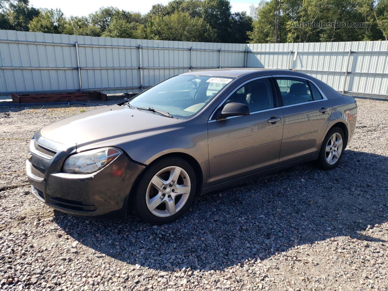 2012 Chevrolet Malibu Ls Коричневый vin: 1G1ZB5E07CF257626