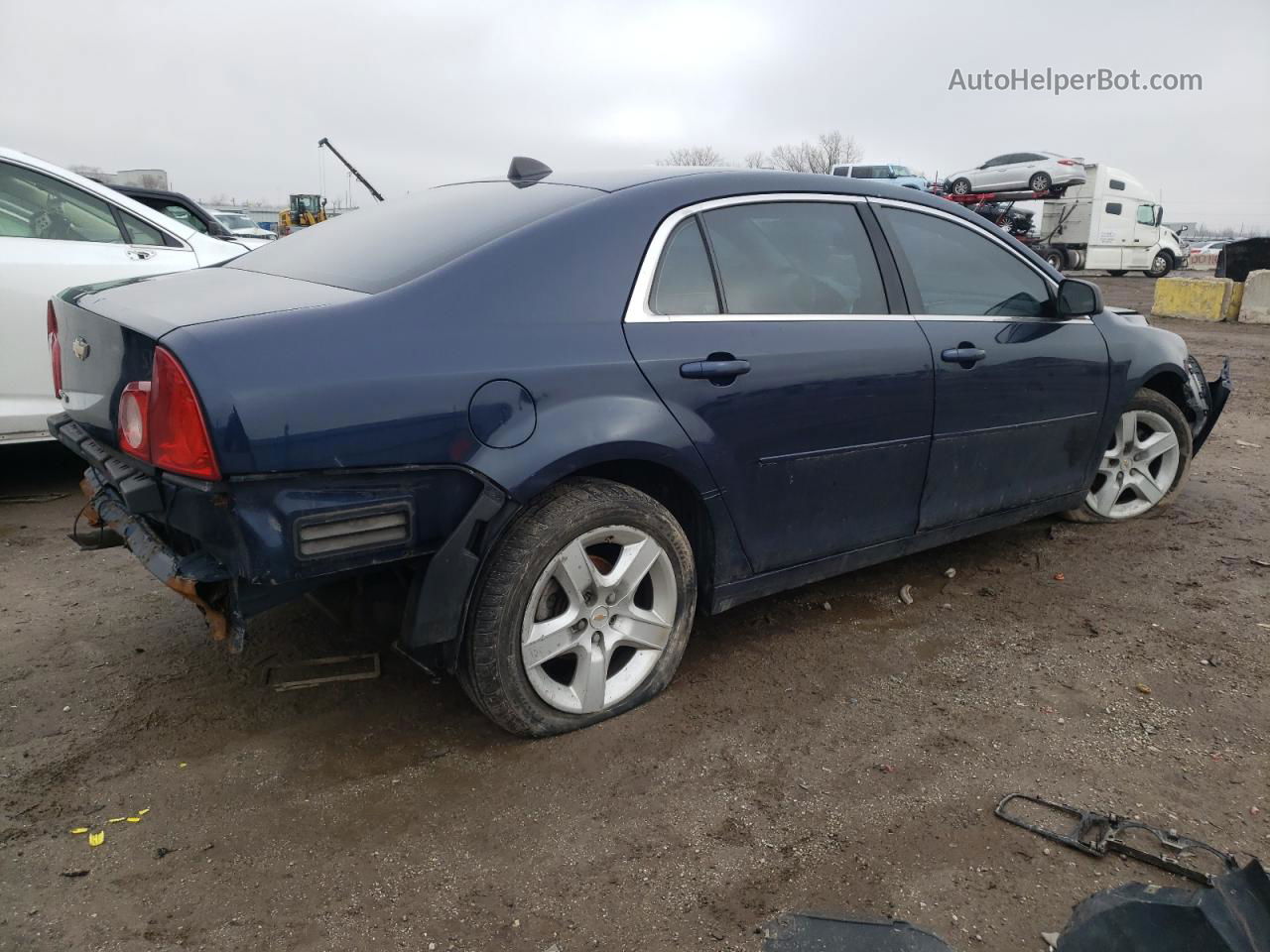 2012 Chevrolet Malibu Ls Синий vin: 1G1ZB5E07CF274877