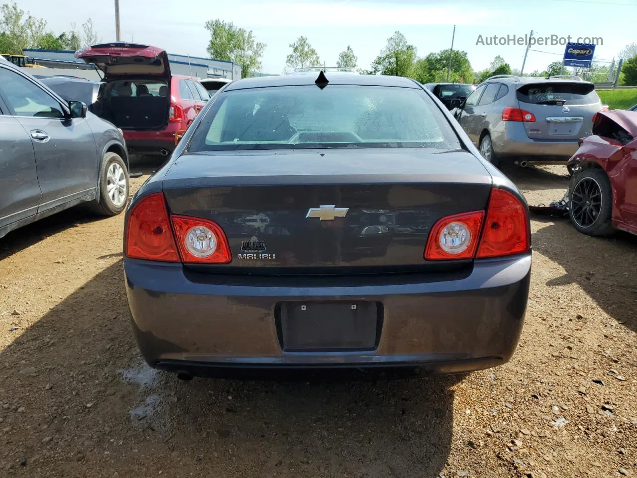 2012 Chevrolet Malibu Ls Charcoal vin: 1G1ZB5E07CF297849