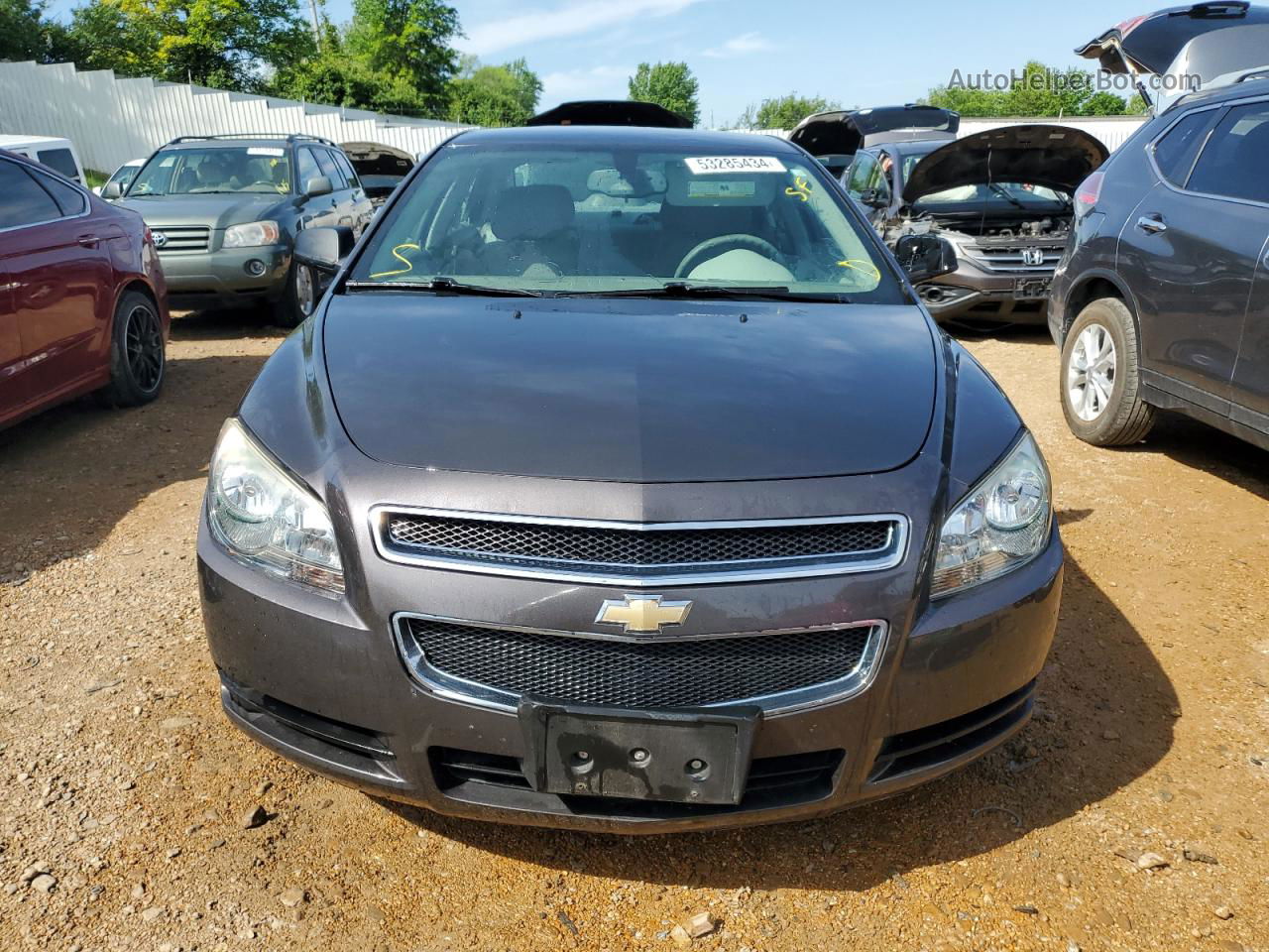 2012 Chevrolet Malibu Ls Charcoal vin: 1G1ZB5E07CF297849