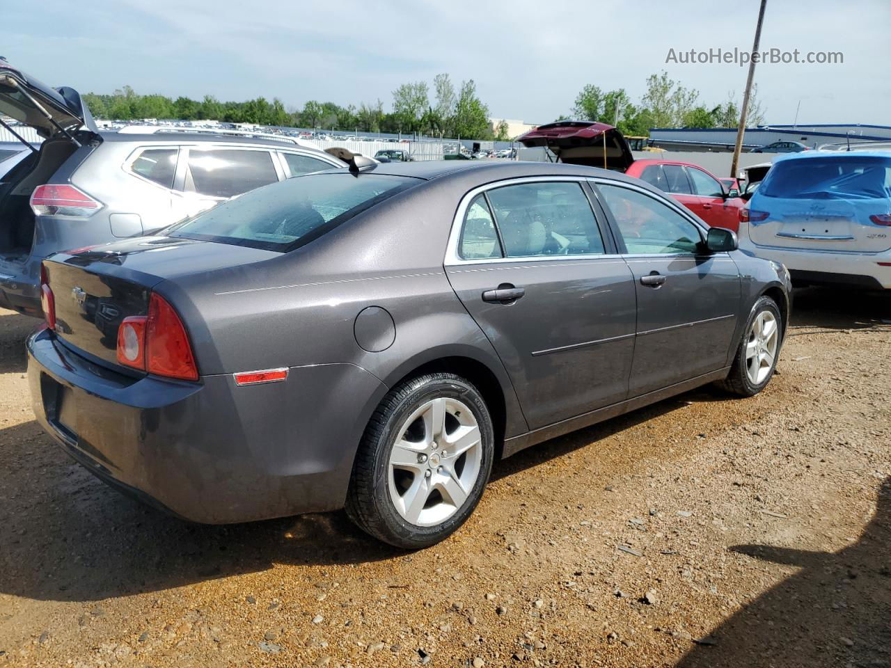 2012 Chevrolet Malibu Ls Charcoal vin: 1G1ZB5E07CF297849