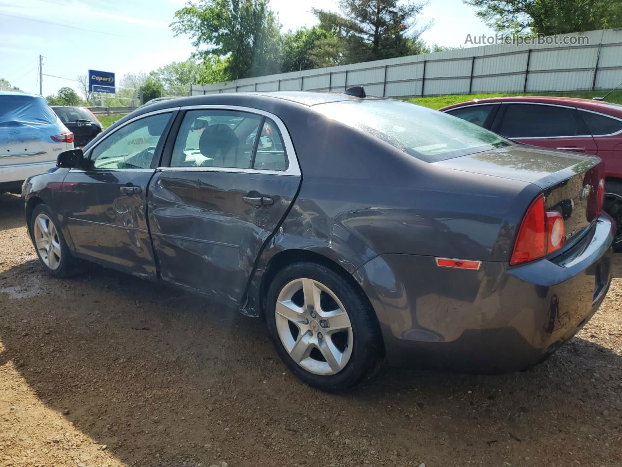 2012 Chevrolet Malibu Ls Charcoal vin: 1G1ZB5E07CF297849