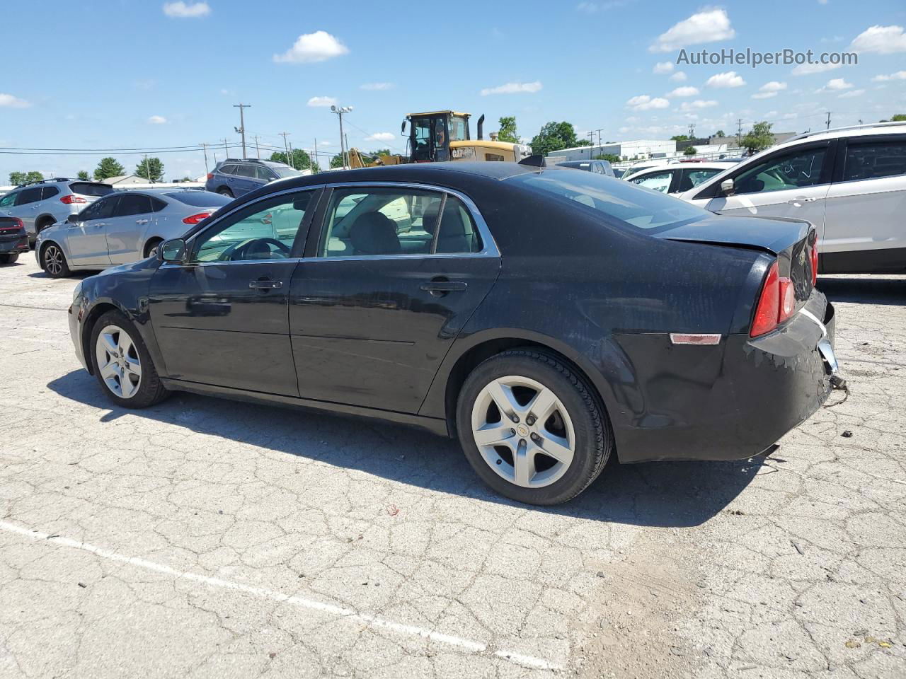 2012 Chevrolet Malibu Ls Black vin: 1G1ZB5E08CF114331