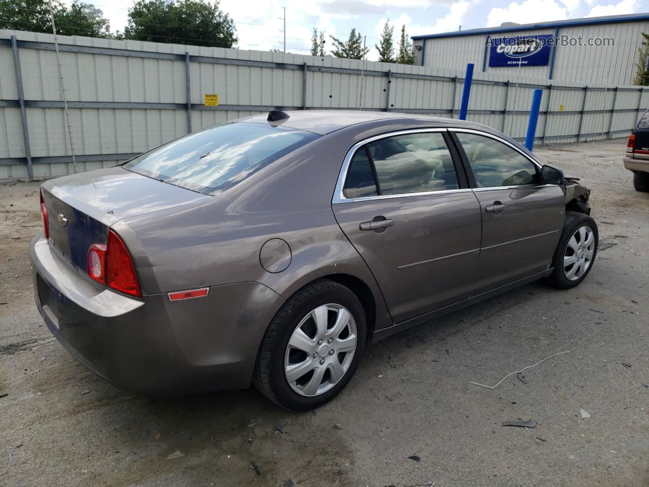 2012 Chevrolet Malibu Ls Brown vin: 1G1ZB5E08CF114653