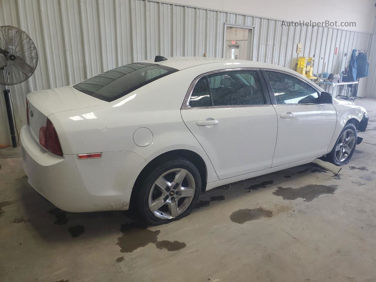 2012 Chevrolet Malibu Ls White vin: 1G1ZB5E08CF162007