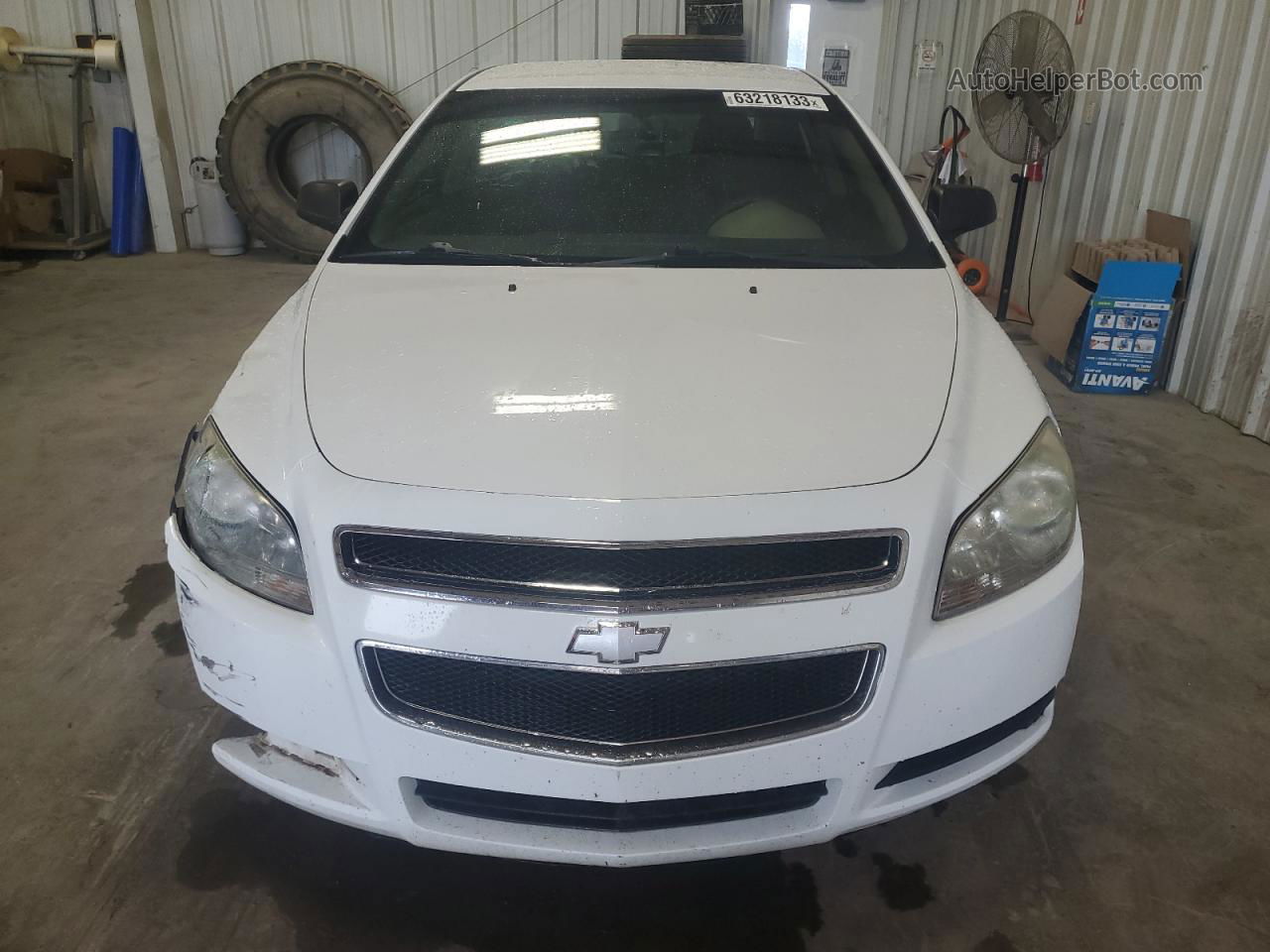 2012 Chevrolet Malibu Ls White vin: 1G1ZB5E08CF162007