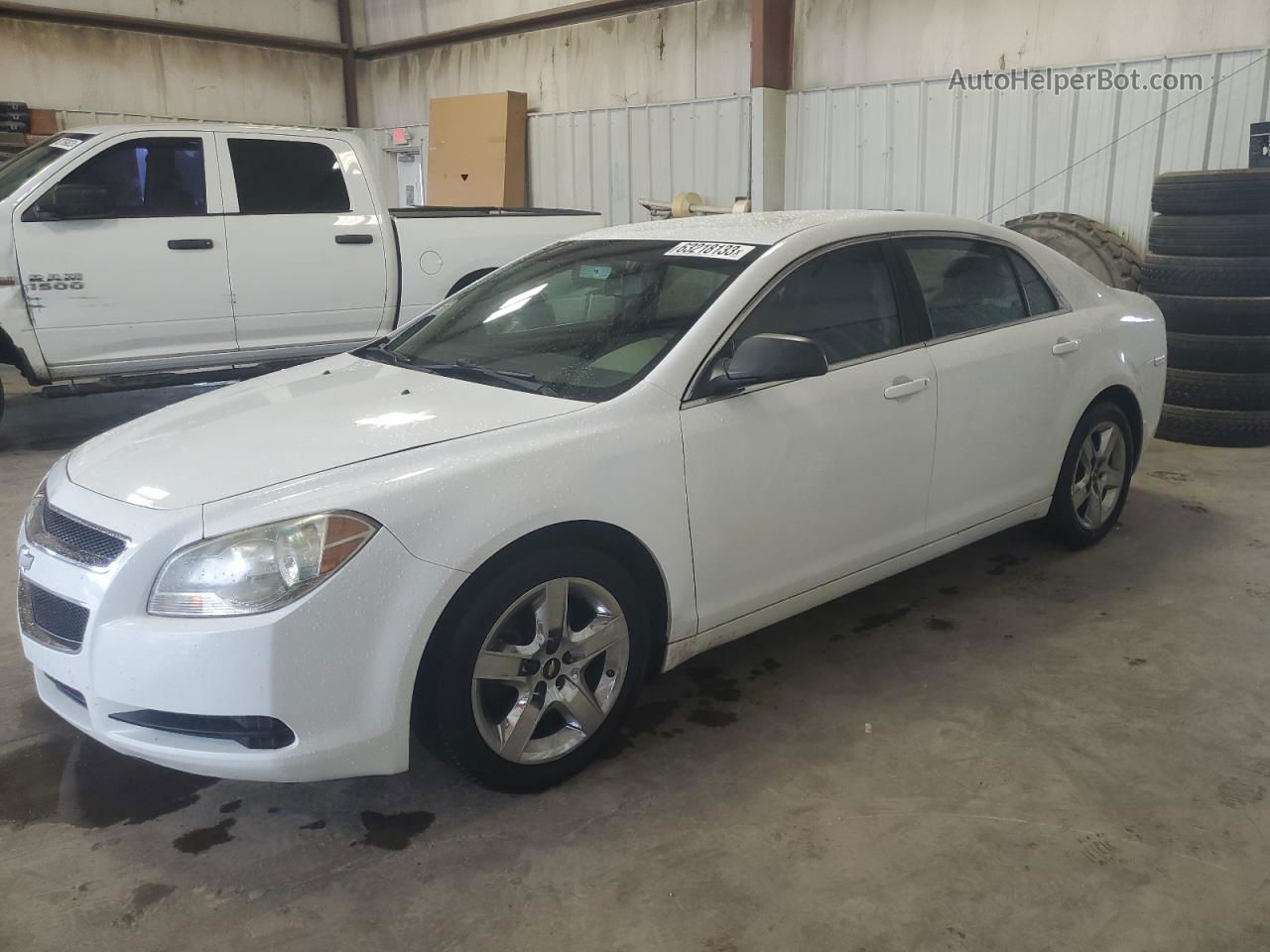 2012 Chevrolet Malibu Ls White vin: 1G1ZB5E08CF162007