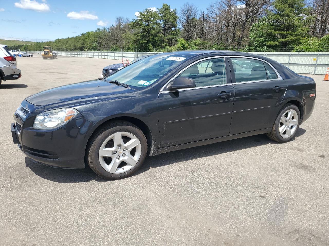 2012 Chevrolet Malibu Ls Black vin: 1G1ZB5E08CF193242