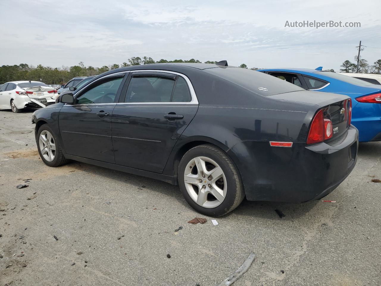 2012 Chevrolet Malibu Ls Black vin: 1G1ZB5E08CF305263