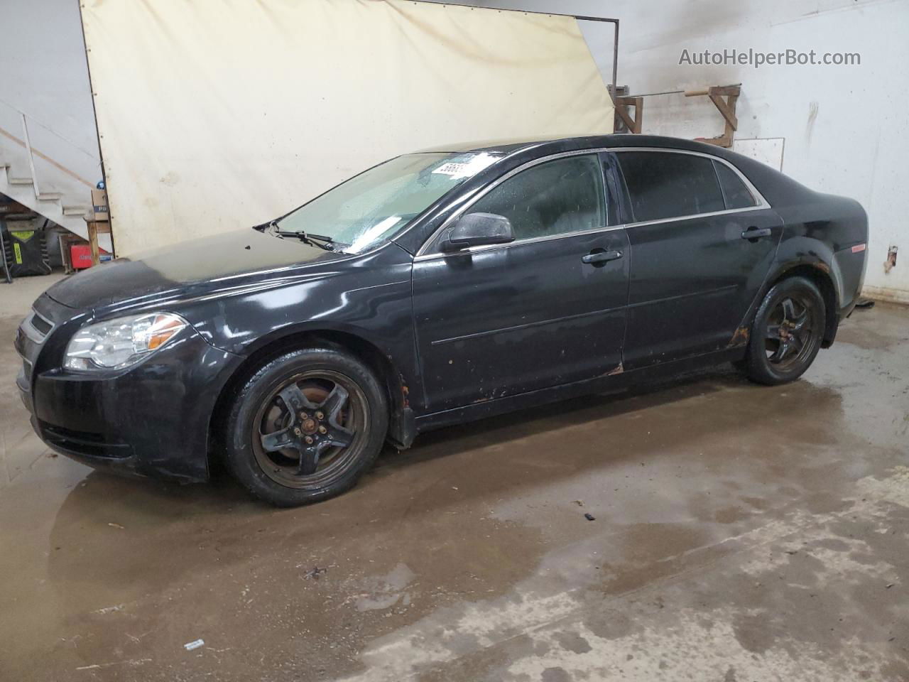 2012 Chevrolet Malibu Ls Black vin: 1G1ZB5E08CF355807