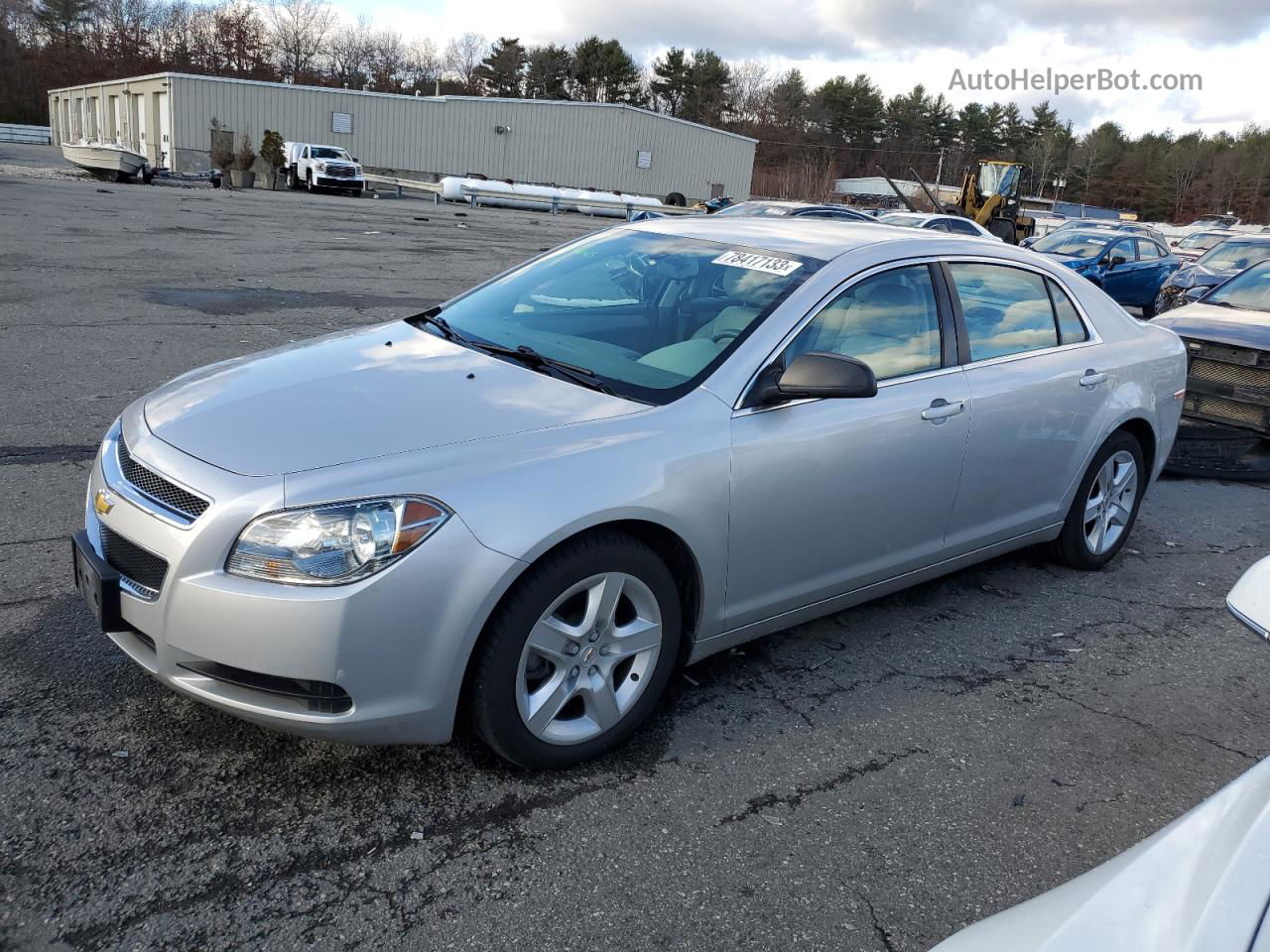 2012 Chevrolet Malibu Ls Silver vin: 1G1ZB5E09CF135981