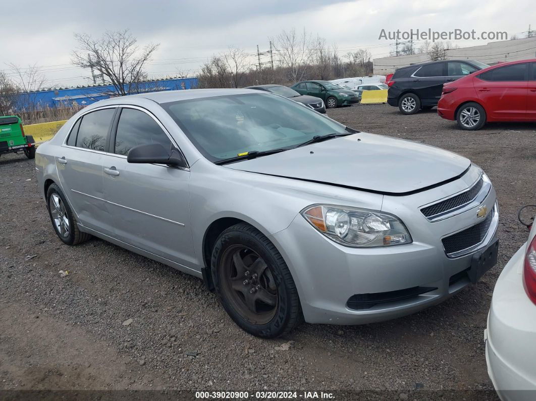 2012 Chevrolet Malibu Ls Silver vin: 1G1ZB5E09CF208931