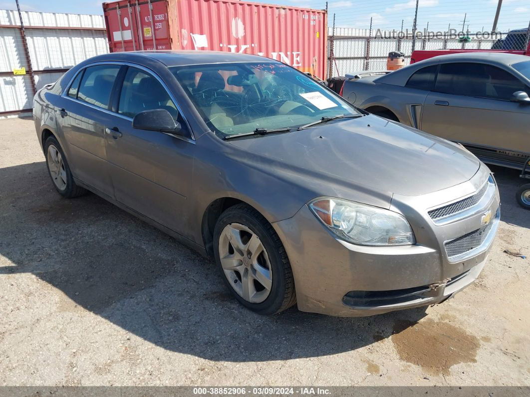 2012 Chevrolet Malibu Ls Brown vin: 1G1ZB5E09CF225941