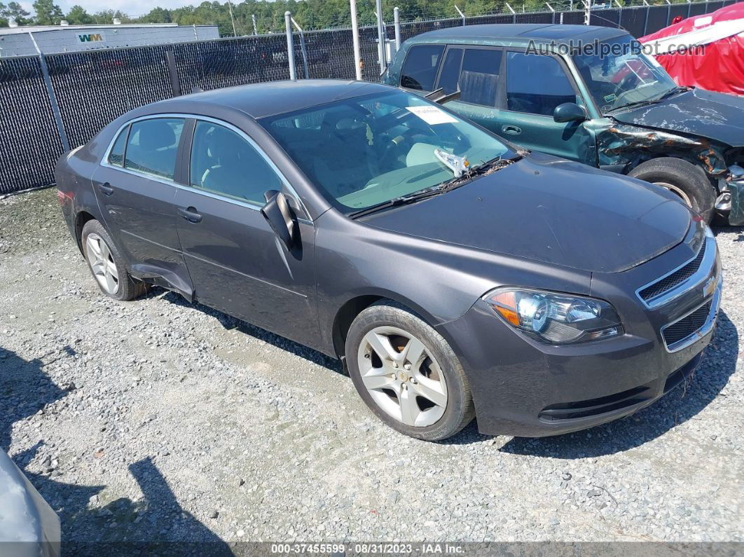 2012 Chevrolet Malibu Ls W/1ls Dark Brown vin: 1G1ZB5E09CF310150