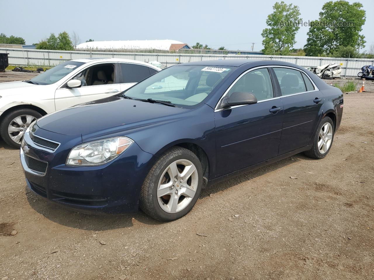 2012 Chevrolet Malibu Ls Синий vin: 1G1ZB5E09CF348395