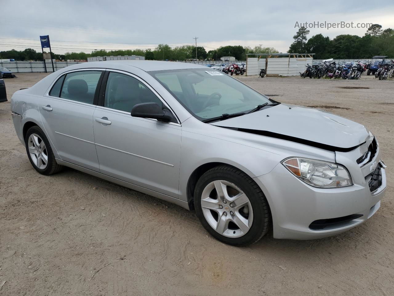 2012 Chevrolet Malibu Ls Silver vin: 1G1ZB5E0XCF103279