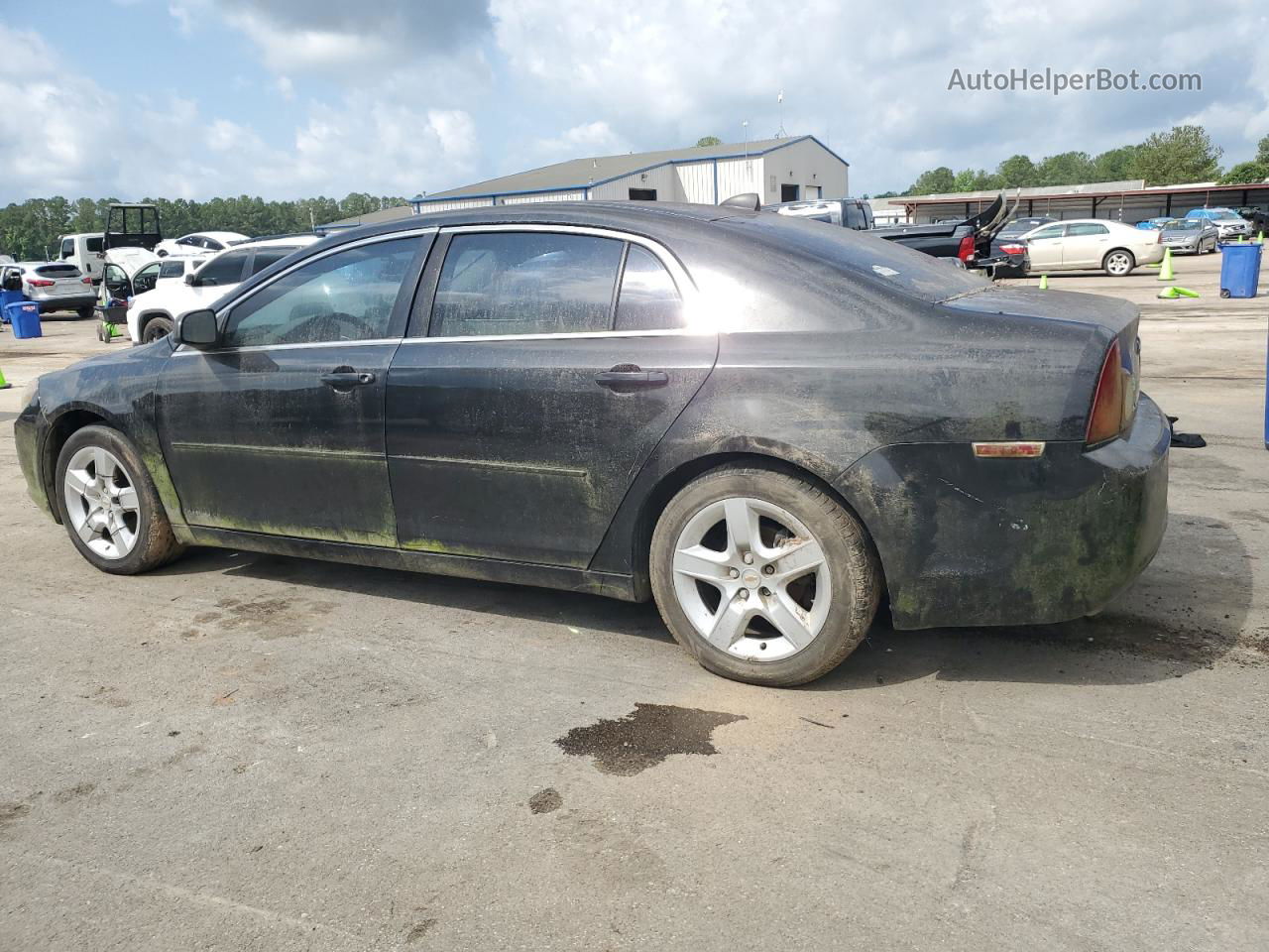 2012 Chevrolet Malibu Ls Black vin: 1G1ZB5E0XCF272427