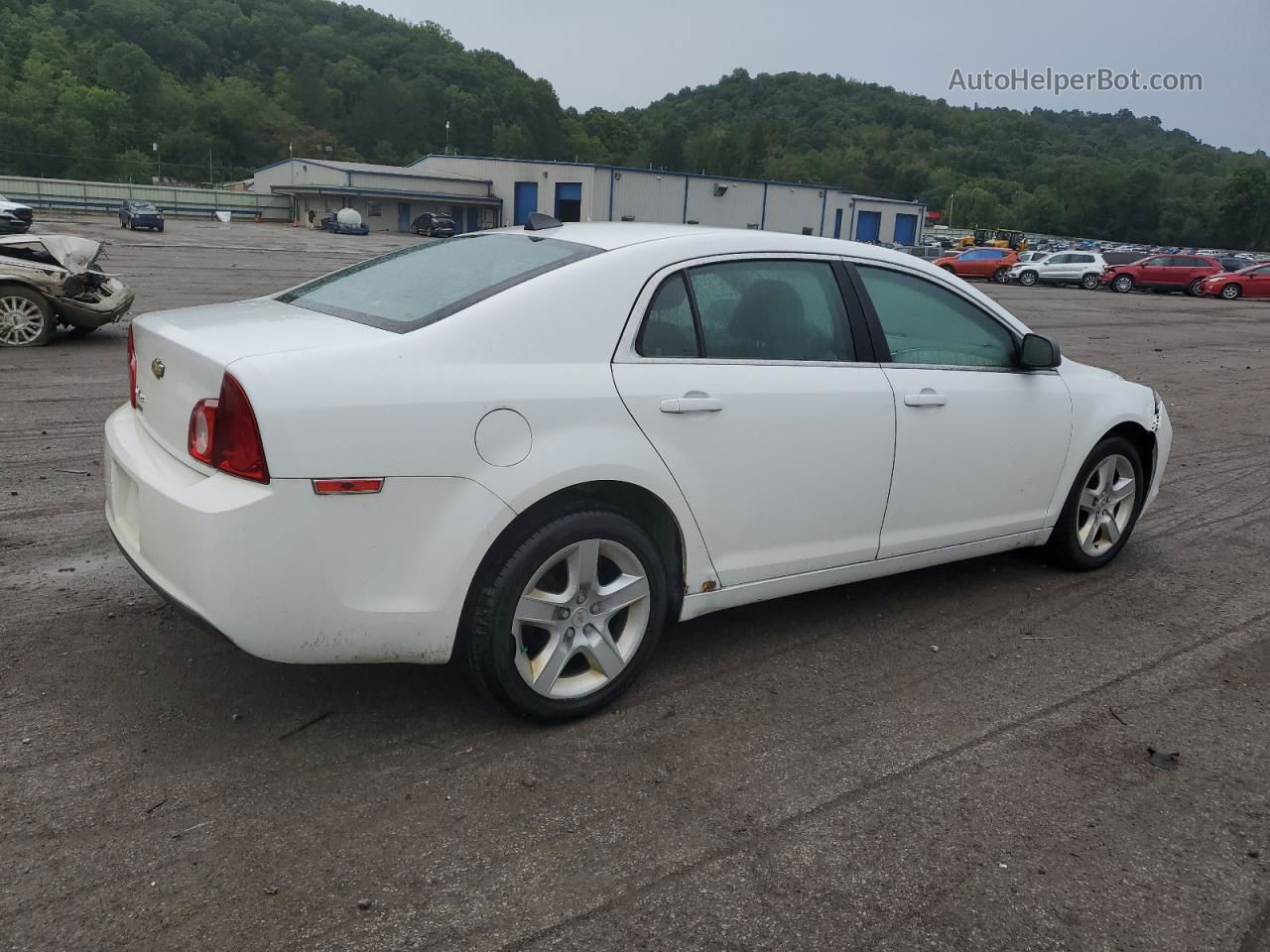 2012 Chevrolet Malibu Ls White vin: 1G1ZB5E0XCF300923