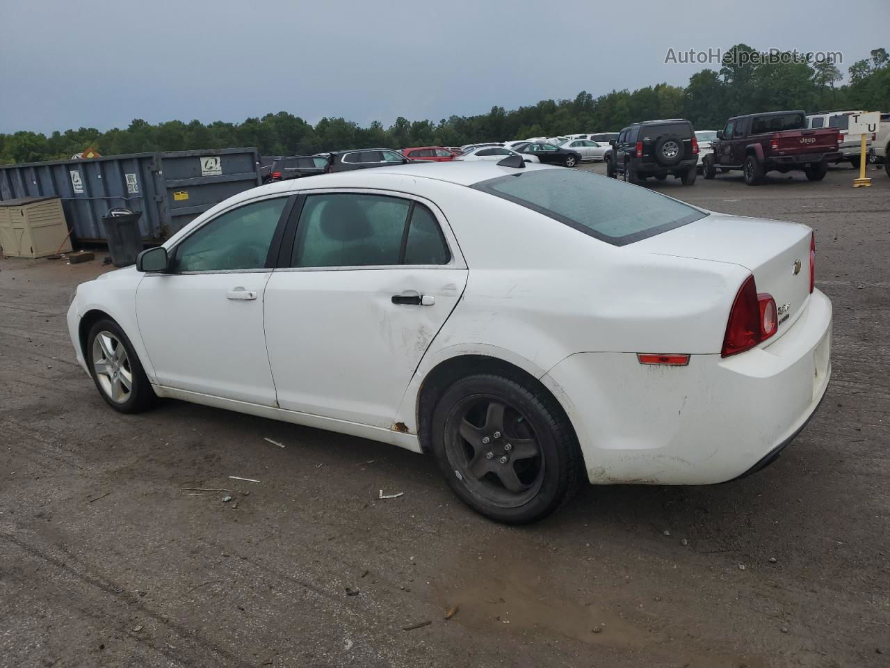 2012 Chevrolet Malibu Ls Белый vin: 1G1ZB5E0XCF300923