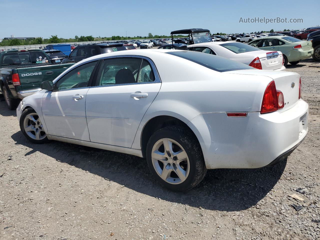 2012 Chevrolet Malibu Ls White vin: 1G1ZB5E0XCF371281