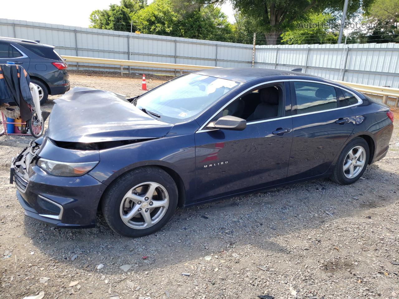 2017 Chevrolet Malibu Ls Blue vin: 1G1ZB5ST0HF173654