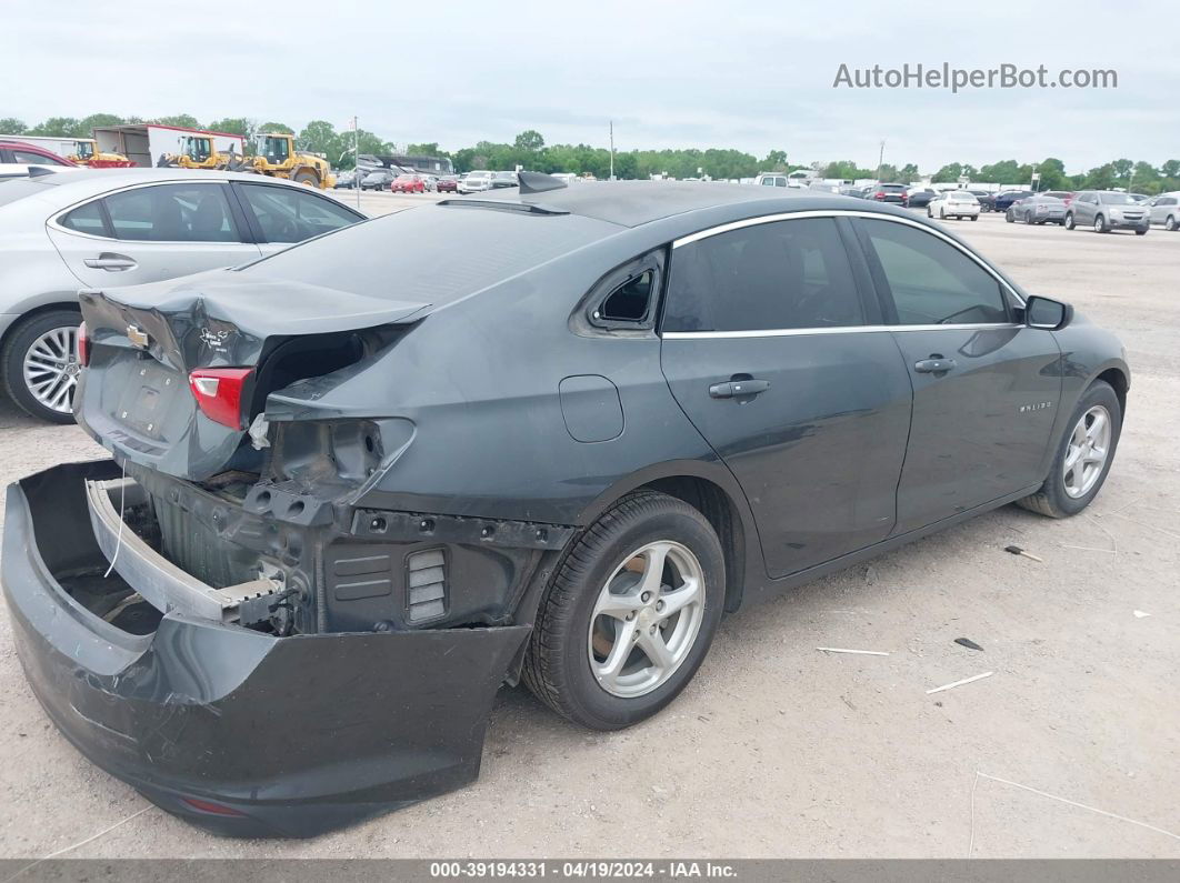 2017 Chevrolet Malibu Ls Gray vin: 1G1ZB5ST0HF178000