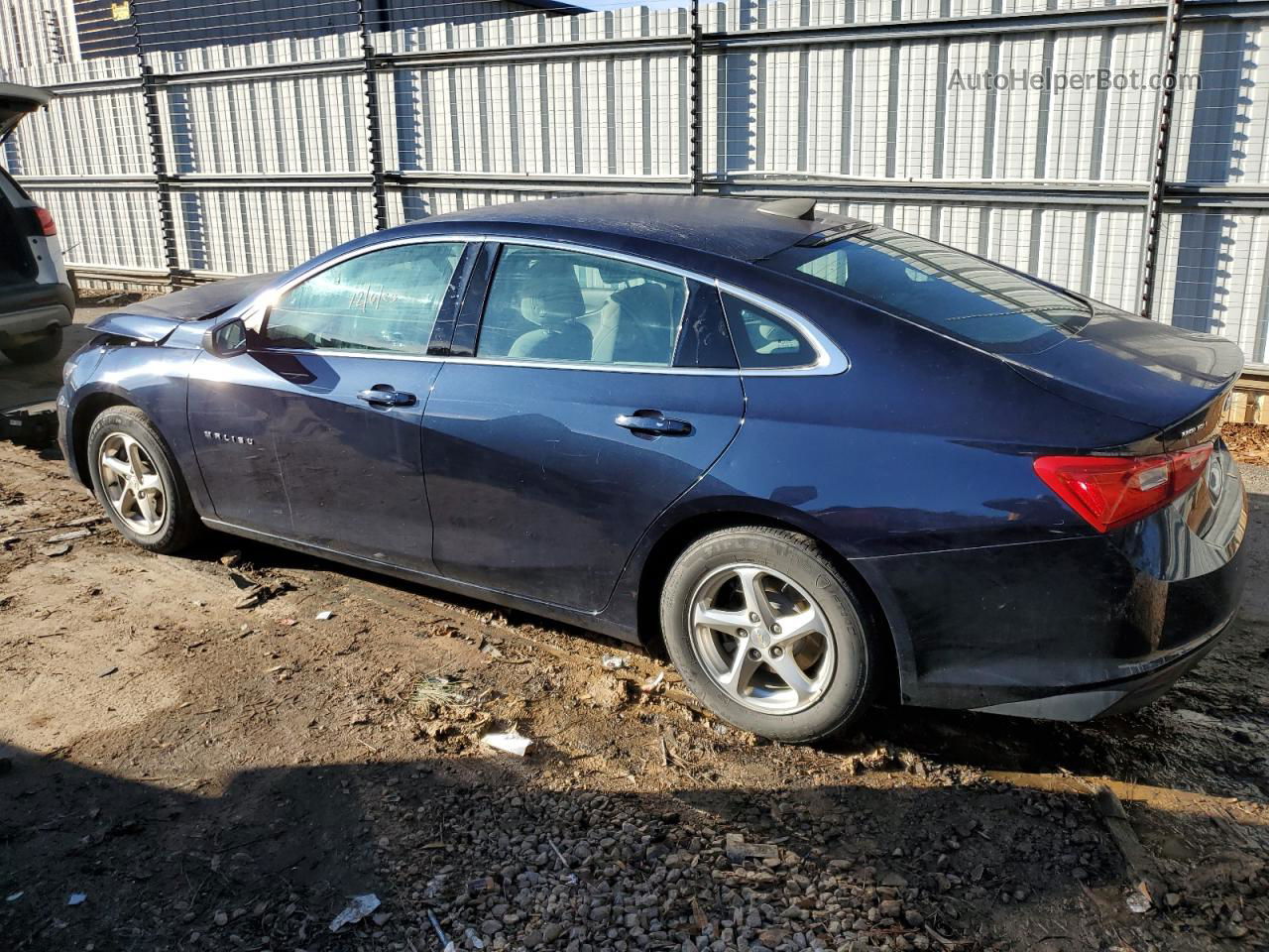 2017 Chevrolet Malibu Ls Blue vin: 1G1ZB5ST0HF196660