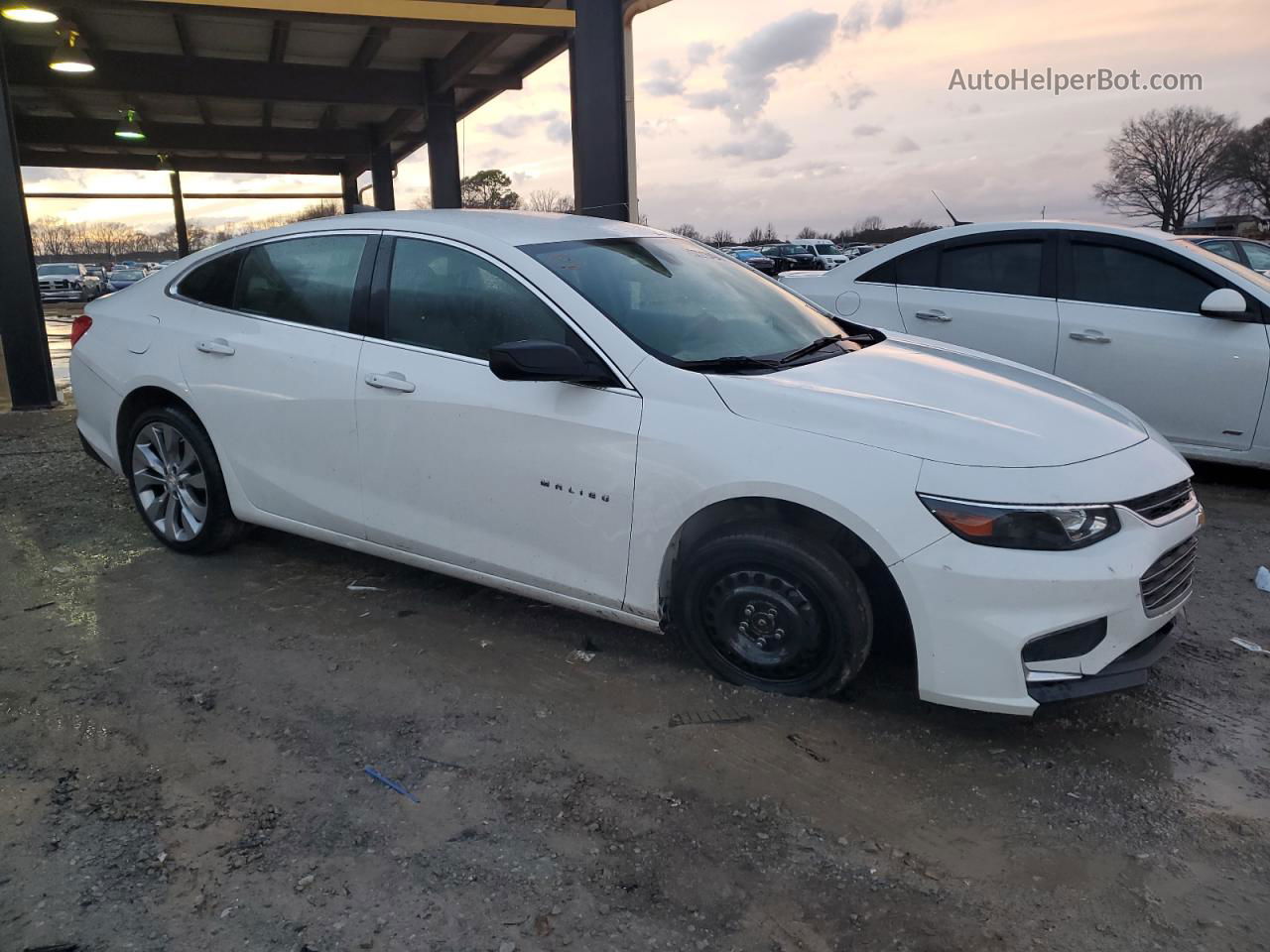 2017 Chevrolet Malibu Ls White vin: 1G1ZB5ST0HF215059